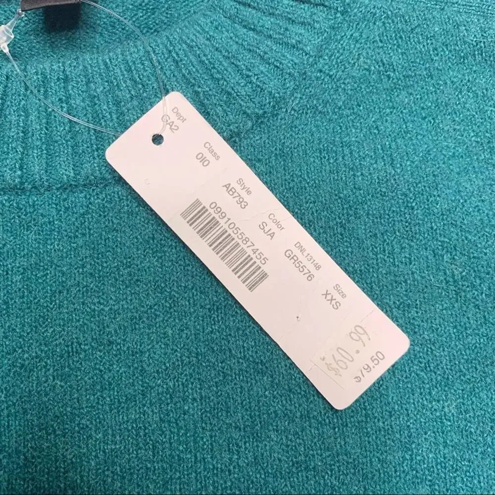 J.Crew Button-Detail Crewneck Sweater in Supersoft Yarn